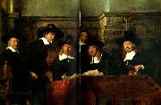 REMBRANDT Harmenszoon van Rijn styresmannen for kladeshandlarskraet Germany oil painting artist